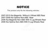 Kugel Rear Wheel Bearing Hub Assembly For Kia Optima Magentis 70-512266